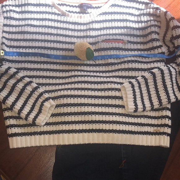 Tommy Hilfiger Striped Chunky Knit Pullover Sweater Size XL - Picture 7 of 8